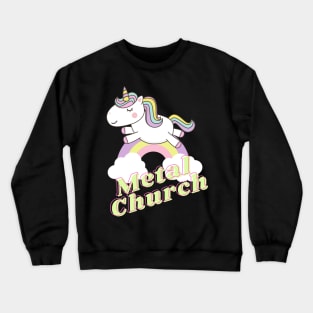 metal lp unicorn Crewneck Sweatshirt